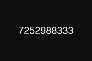 7252988333