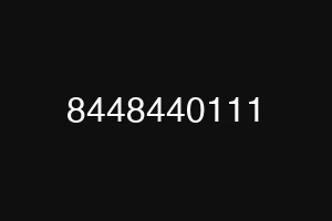 8448440111