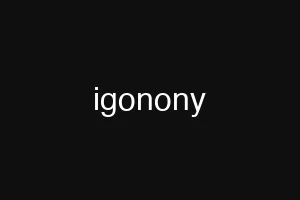 igonony