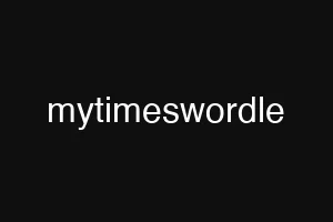 mytimeswordle