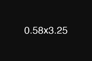 0.58x3.25