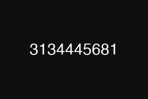 3134445681