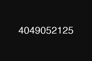 4049052125
